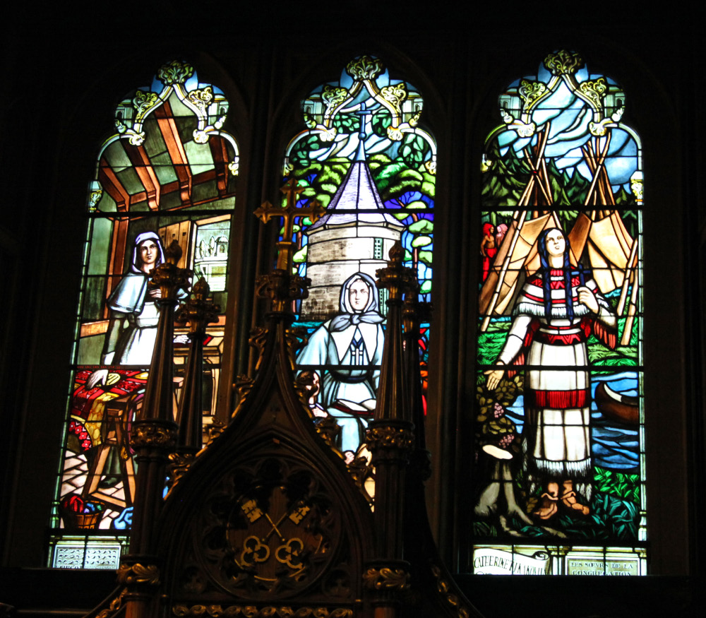 Basilique Notre-Dame de Montréal et Saint Kateri Tekakwitha