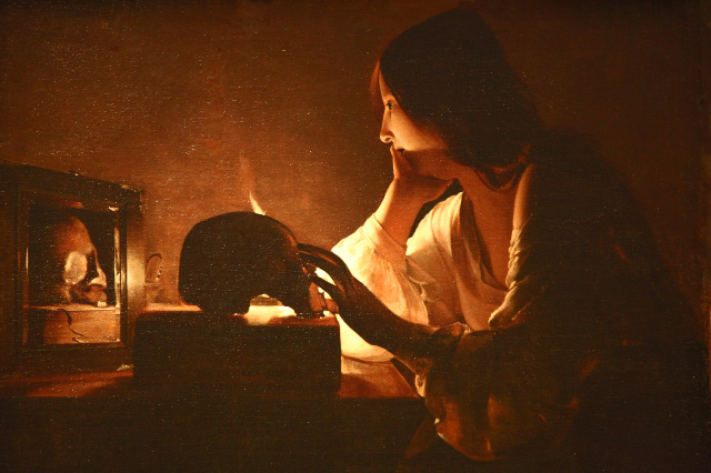 The Repentant Magdalene by Georges de la Tour